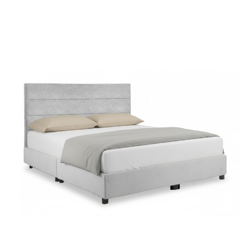LUNA Bed Light Grey