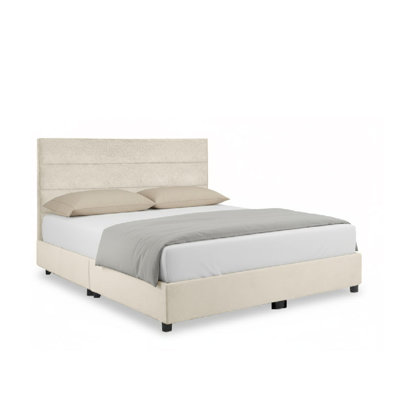 LUNA Bed Light Beige