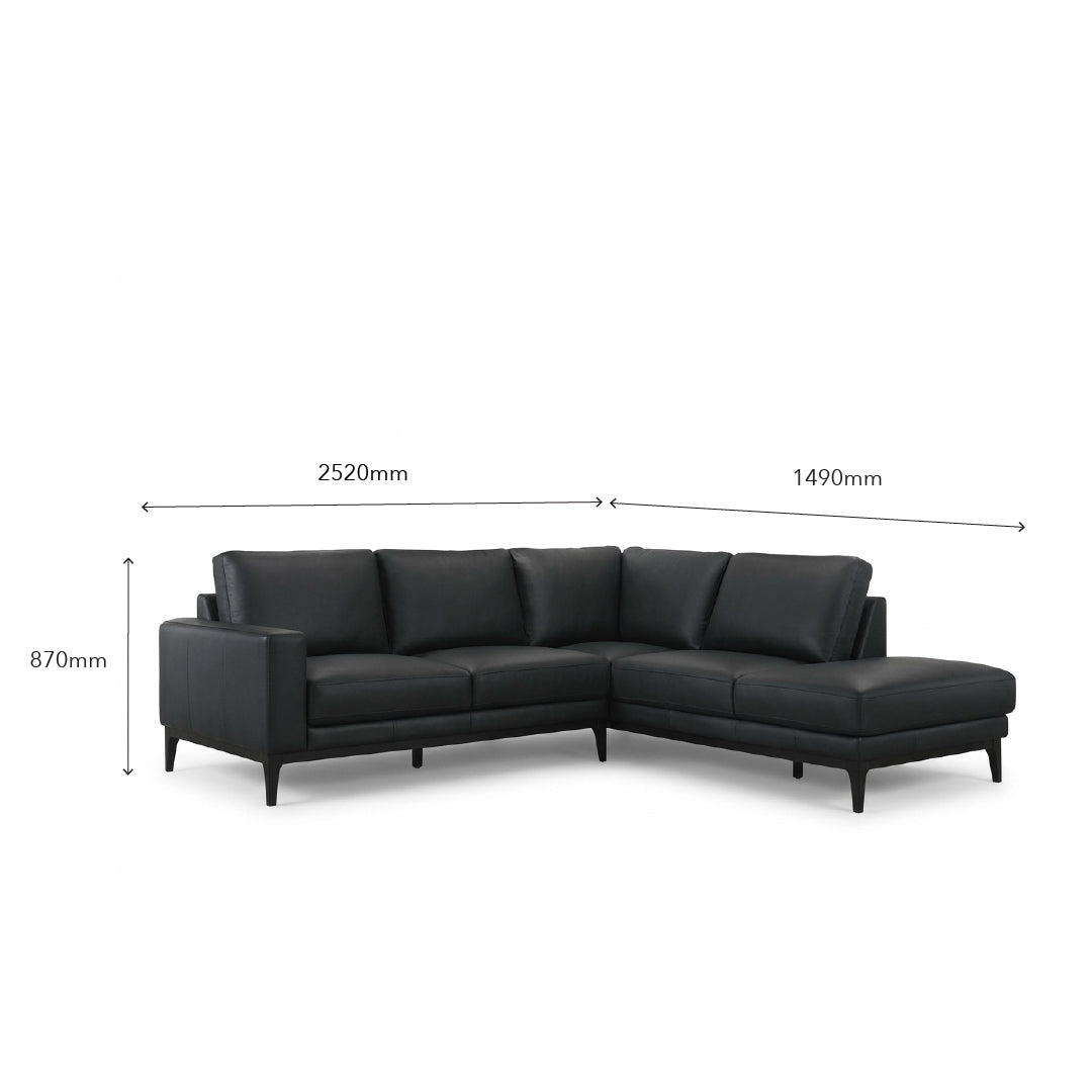 LYE Corner Sofa Black