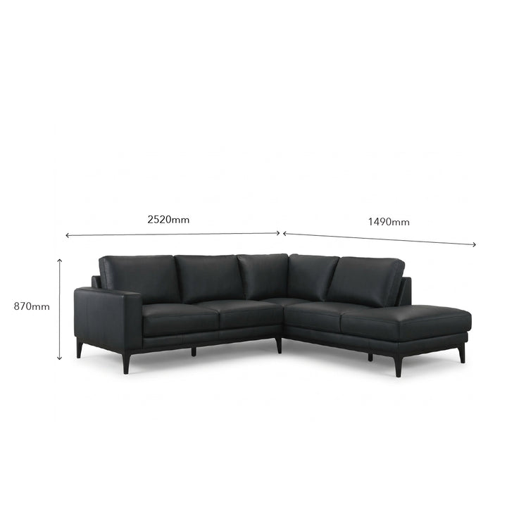 LYE Corner Sofa Black
