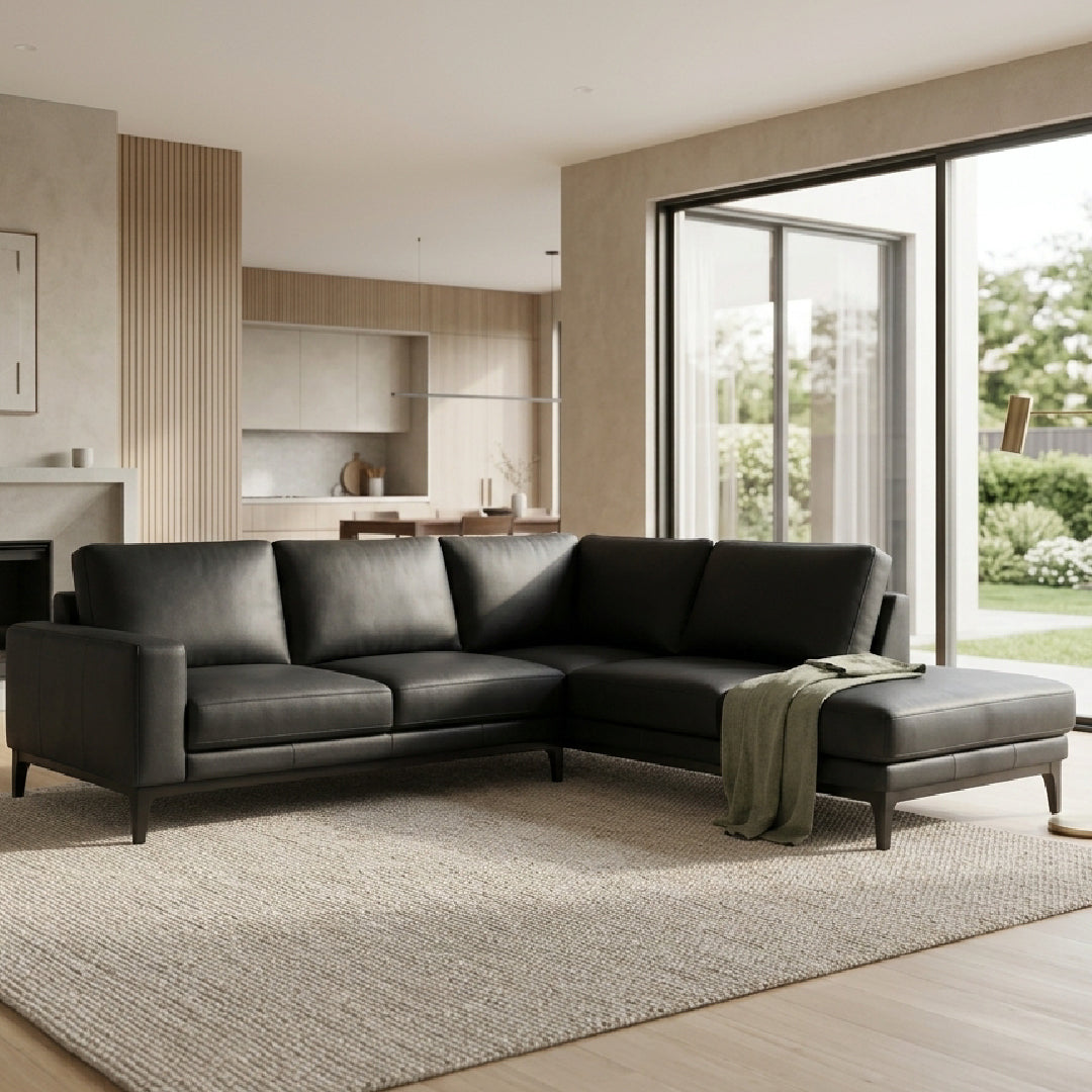 LYE Corner Sofa Black