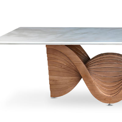 MAIA Natural Marble Dining Table