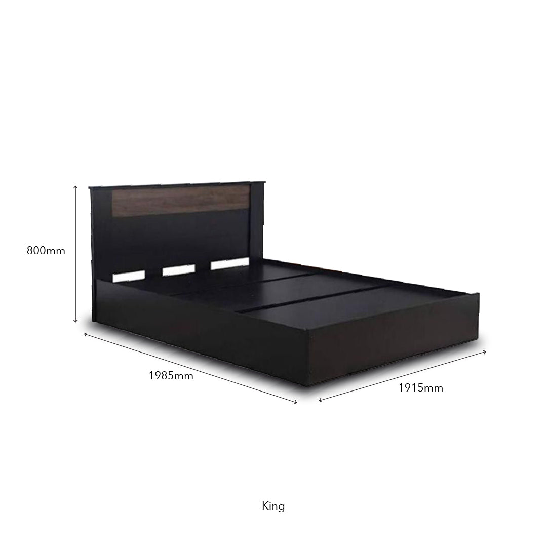 MALYN Wooden Bed