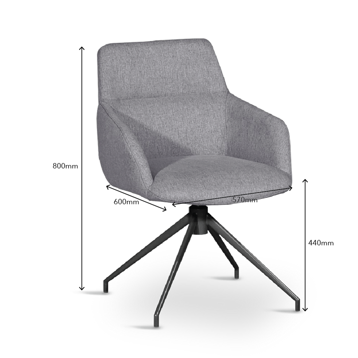 MARIBEL Swivel Dining Chair