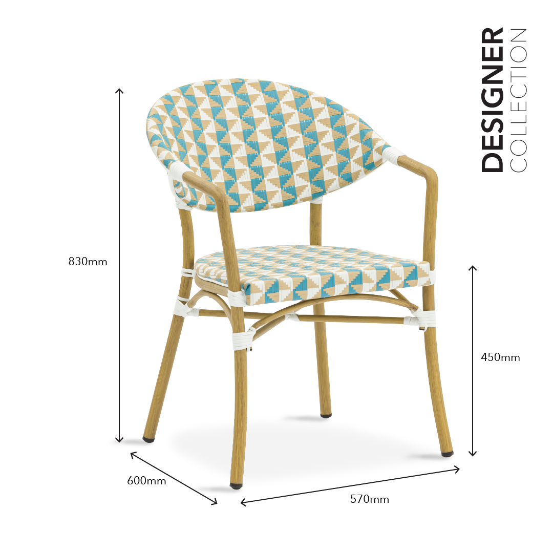 MARISOL Garden Chair with Armrest