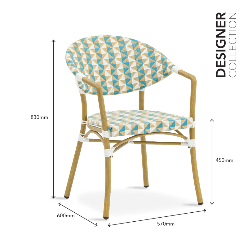 MARISOL Garden Chair with Armrest