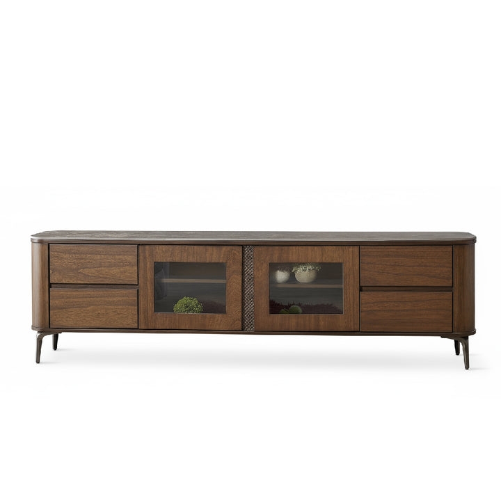 MARLEY Wood TV Cabinet with Coffee Table