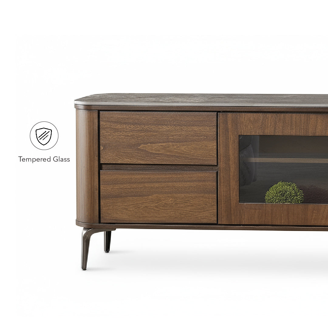 MARLEY Wood TV Cabinet & Coffee Table with Sideboard