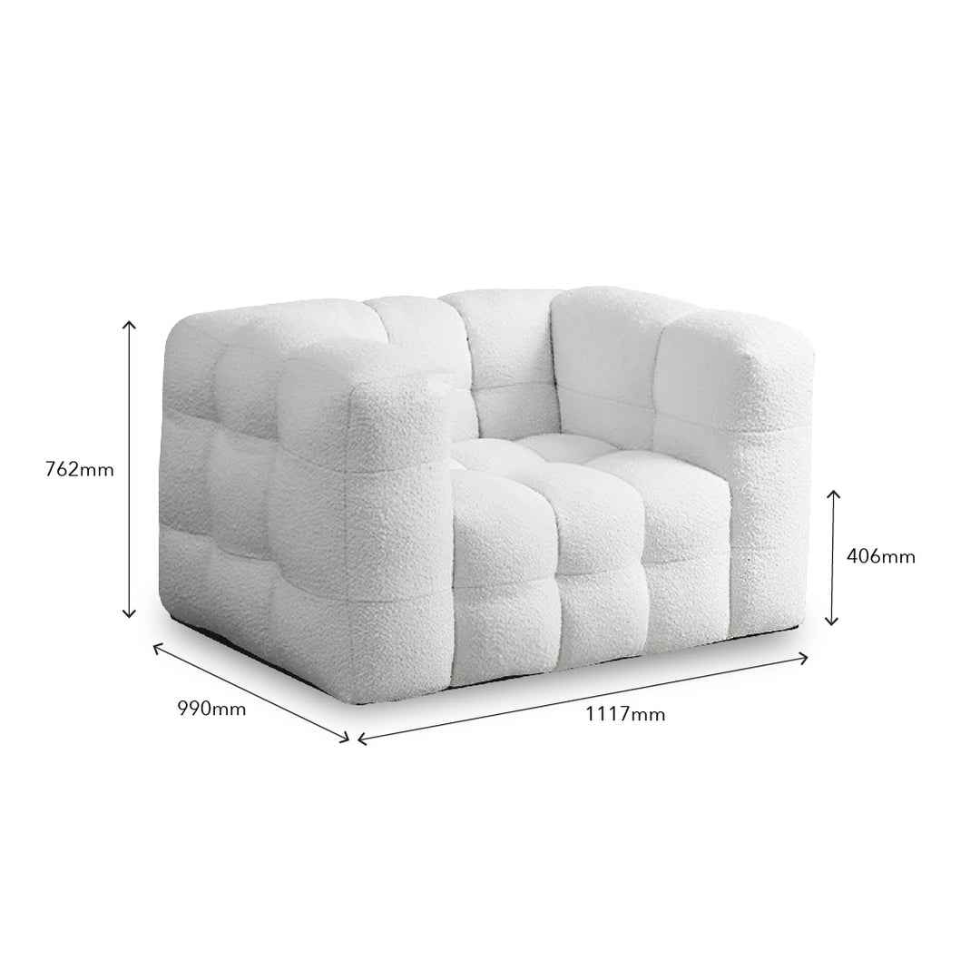 MARSHMALLOW 1 Seater Sofa