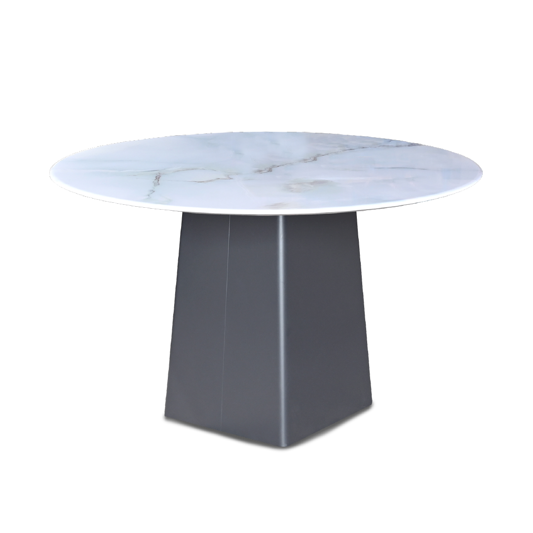 MARVELLA II Crystal Marble Dining Table