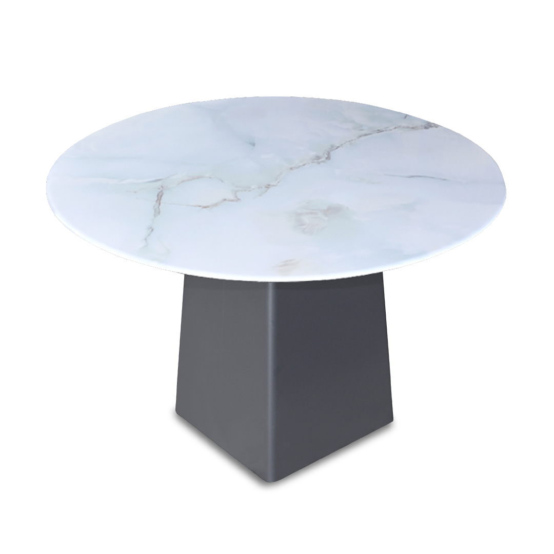 MARVELLA II Crystal Marble Dining Set