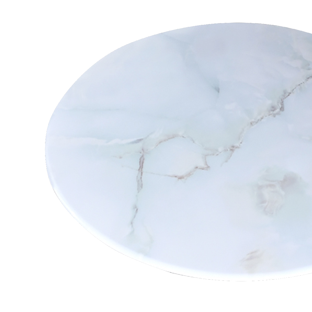 MARVELLA II Crystal Marble Dining Set