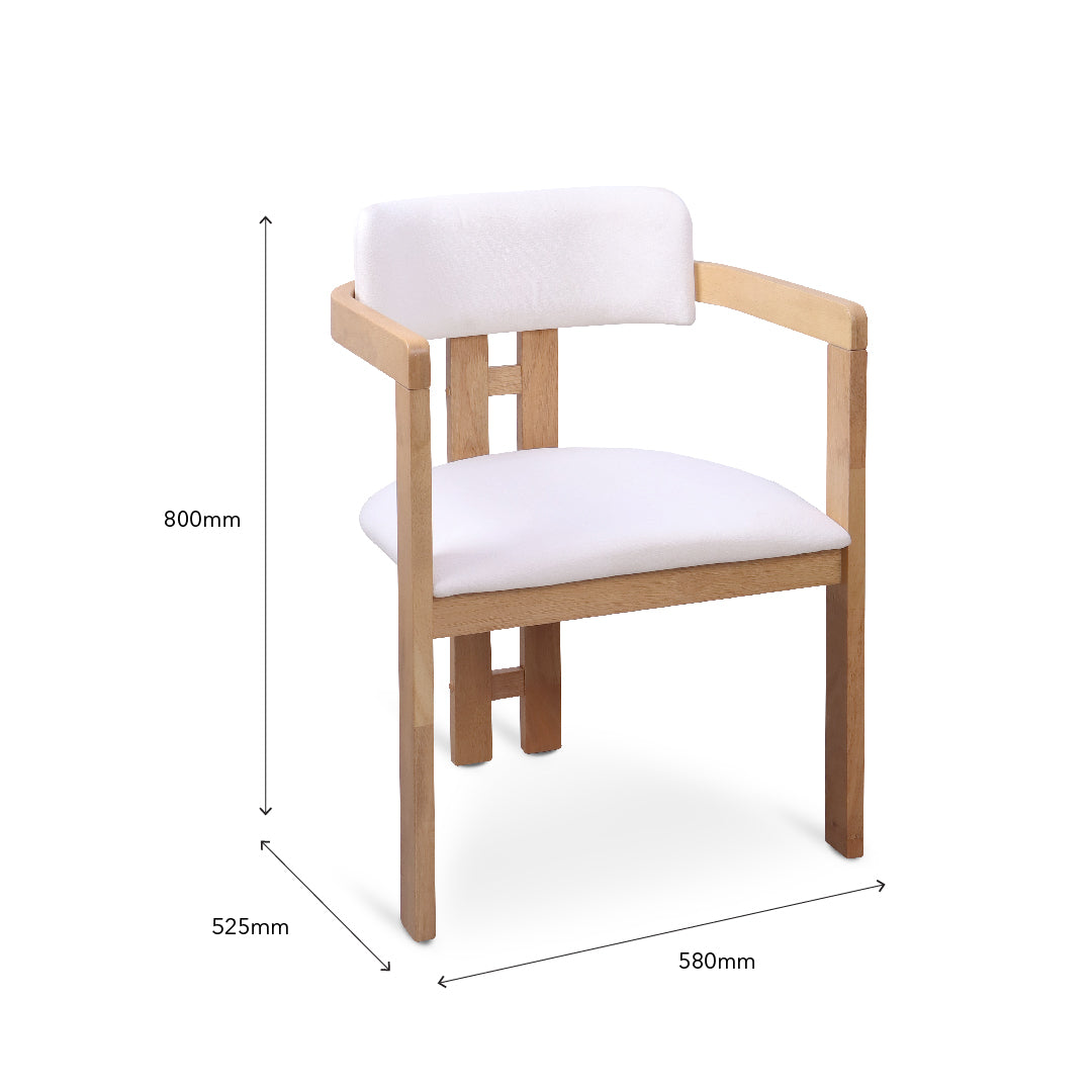 MATEO Dining Chair with Armrest