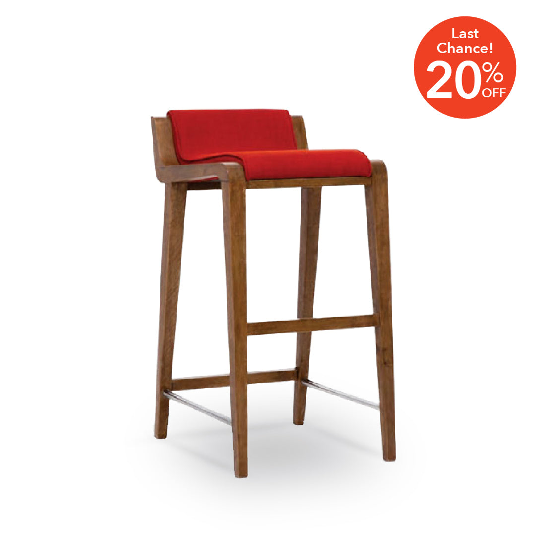 MATT Bar Stool Red