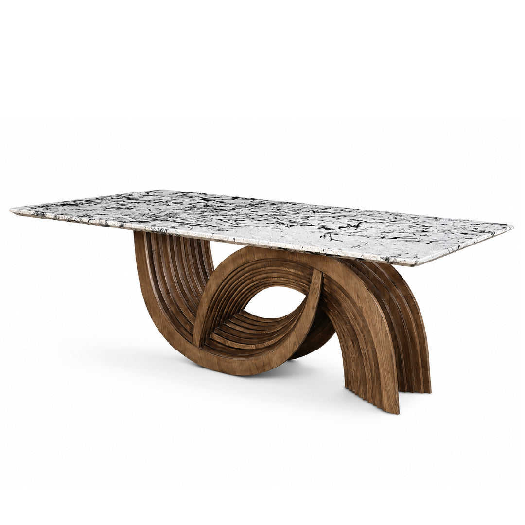 MAXIMILIAN Natural Marble Dining Table