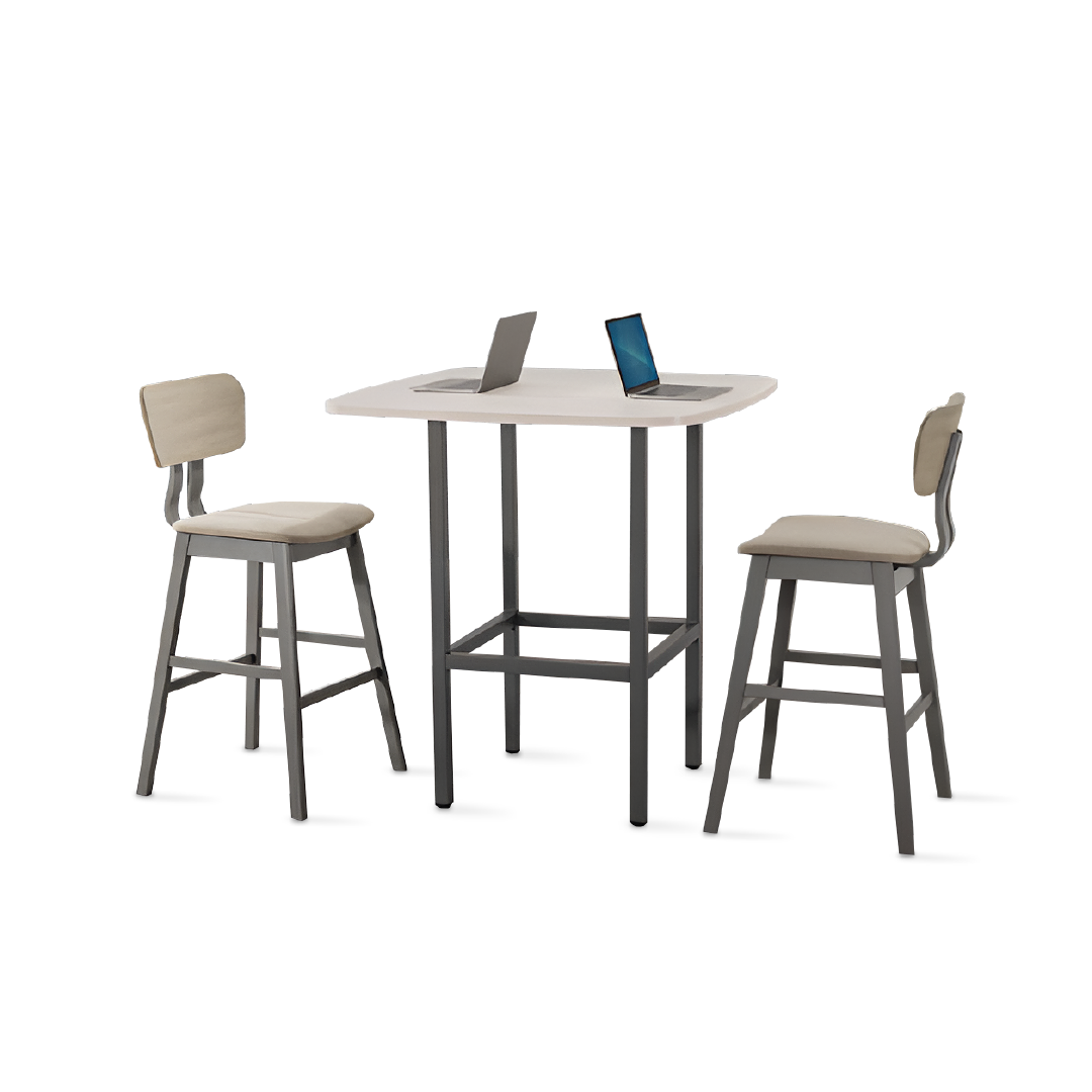 MAXVIN Square High Meeting Table Set