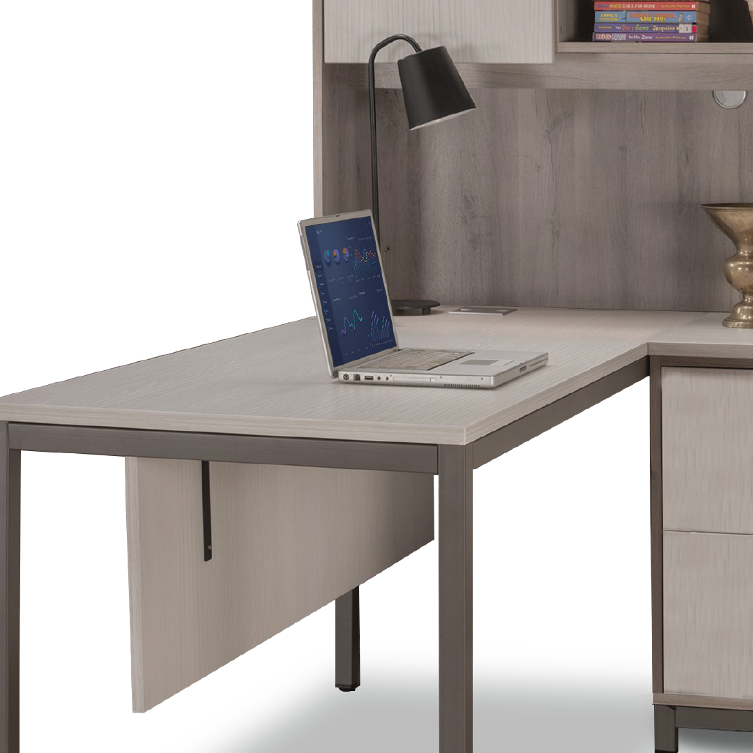 MAXVIN Executive Table with Hutch