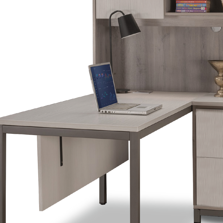 MAXVIN Executive Table with Hutch