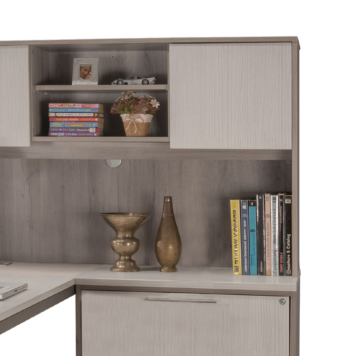 MAXVIN Executive Table with Hutch