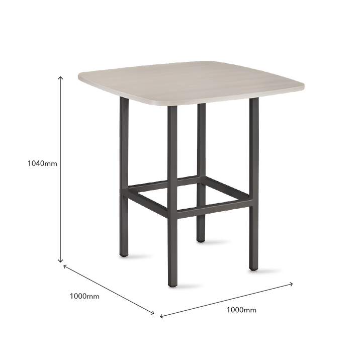 MAXVIN Square High Meeting Table