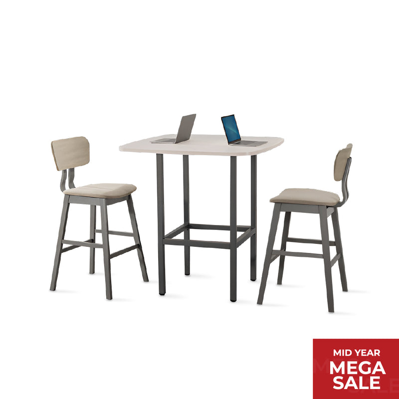 MAXVIN Square High Meeting Table Set