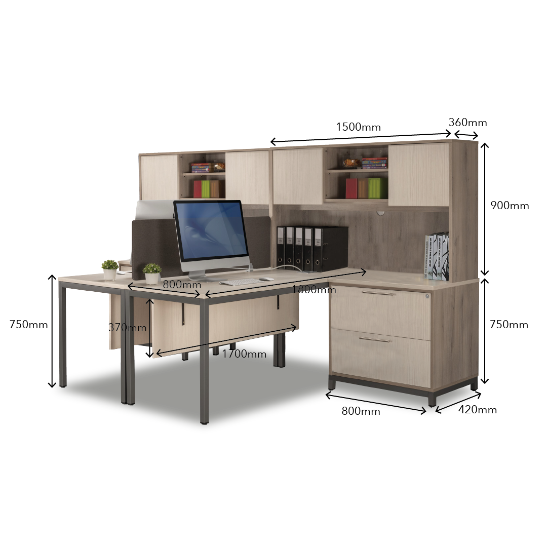 MAXVIN Workstation with Hutch (Cluster of 2)