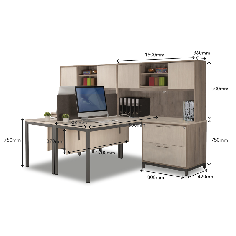 MAXVIN Workstation with Hutch (Cluster of 2)