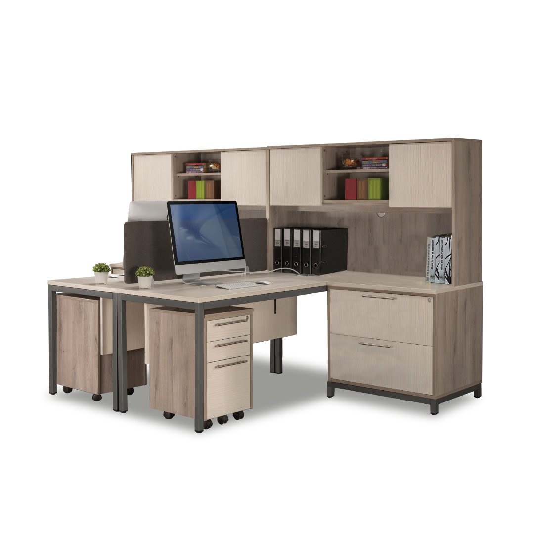 MAXVIN Workstation with Hutch + Pedastal (Cluster of 2)