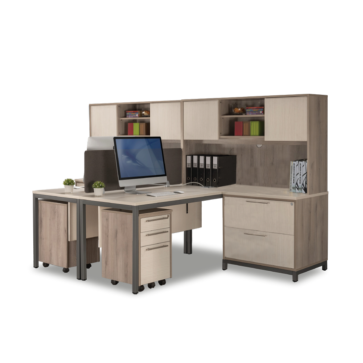 MAXVIN Workstation with Hutch + Pedastal (Cluster of 2)