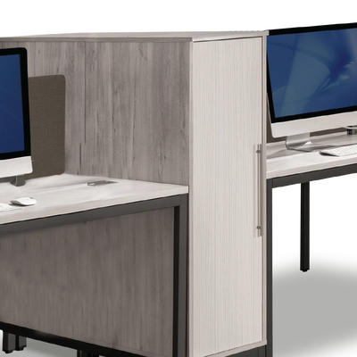 MAXVIN Workstation with Single Medium Cabinet (Cluster of 4)