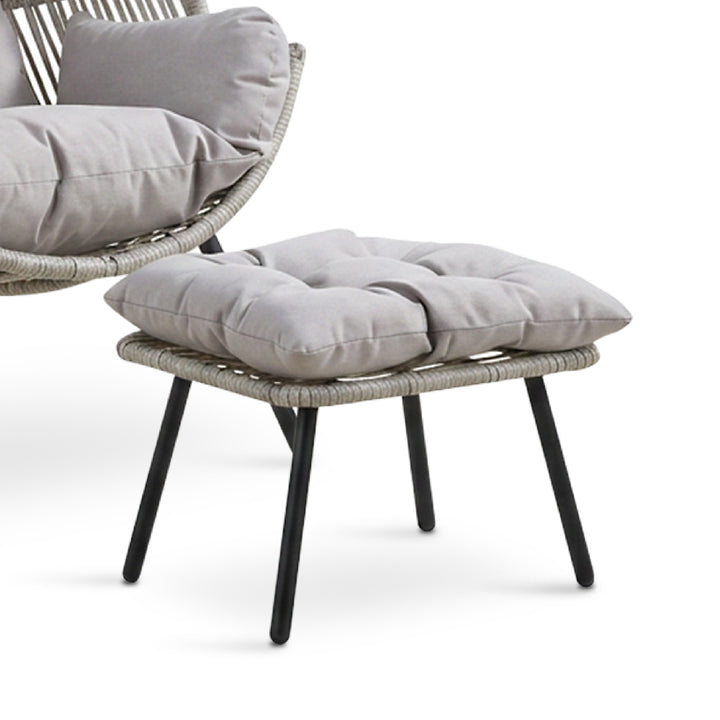 MEADOW Outdoor Lounge Chair with Ottoman