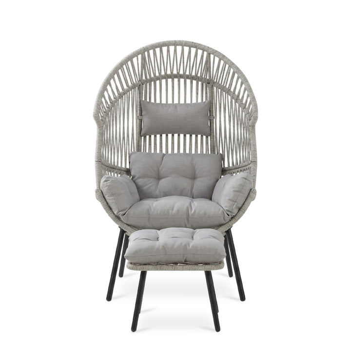 MEADOW Outdoor Lounge Chair with Ottoman