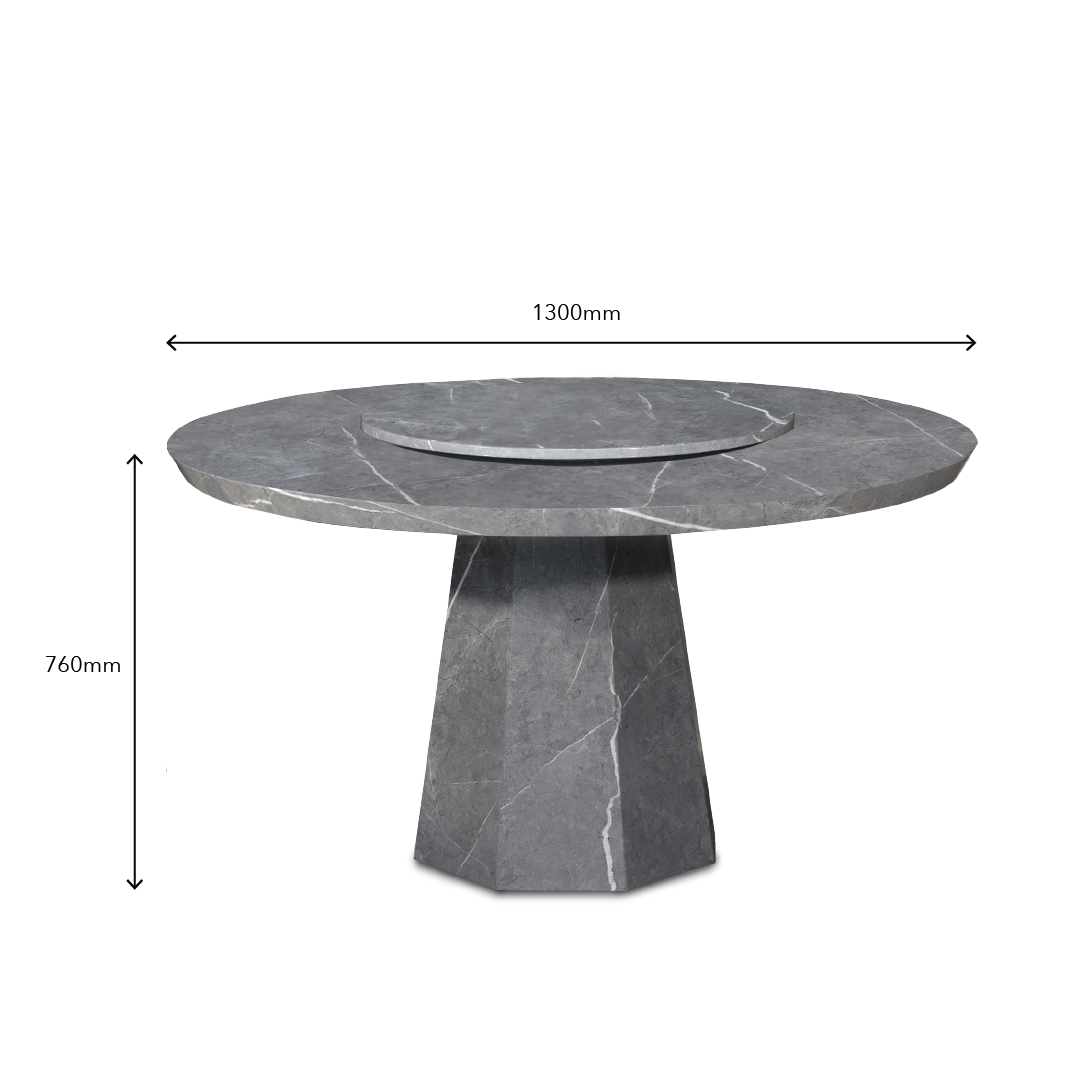 MERCEDE Marble Dining Set