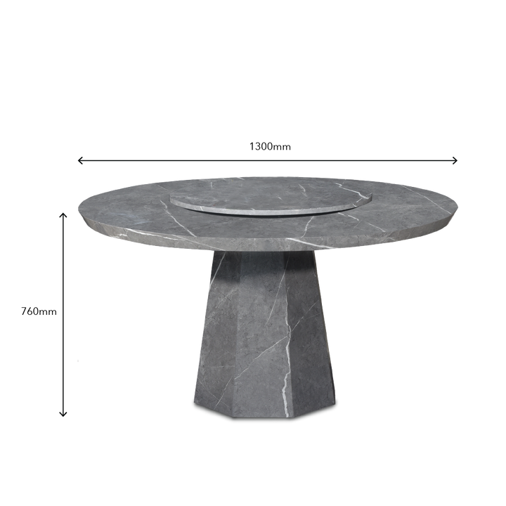 MERCEDE Marble Dining Set
