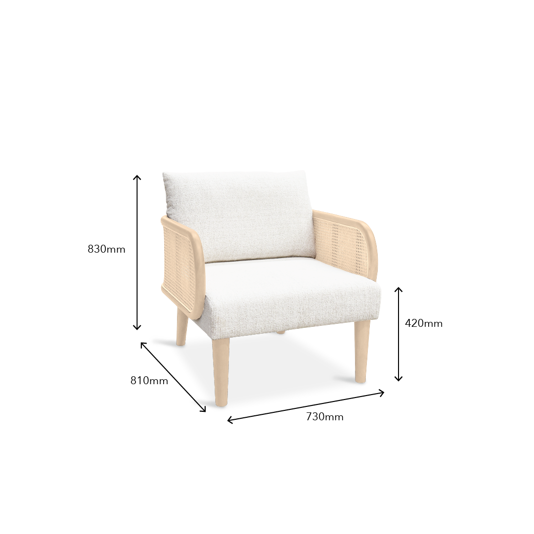 MILWA 1 Seater Sofa