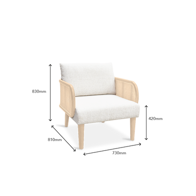 MILWA 1 Seater Sofa