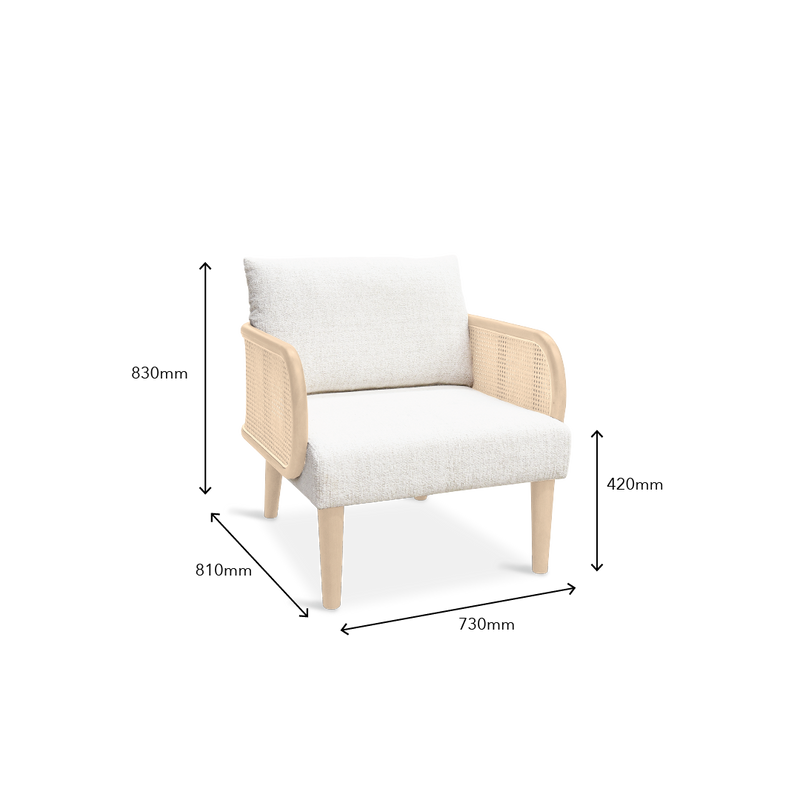 MILWA 1 Seater Sofa