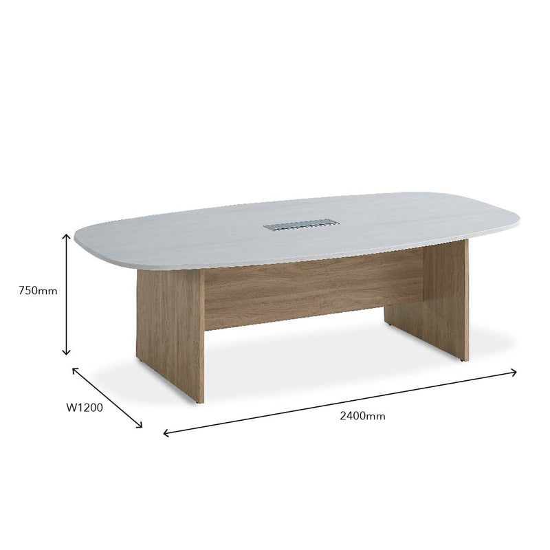 MISSION Boat Shape Conference Table