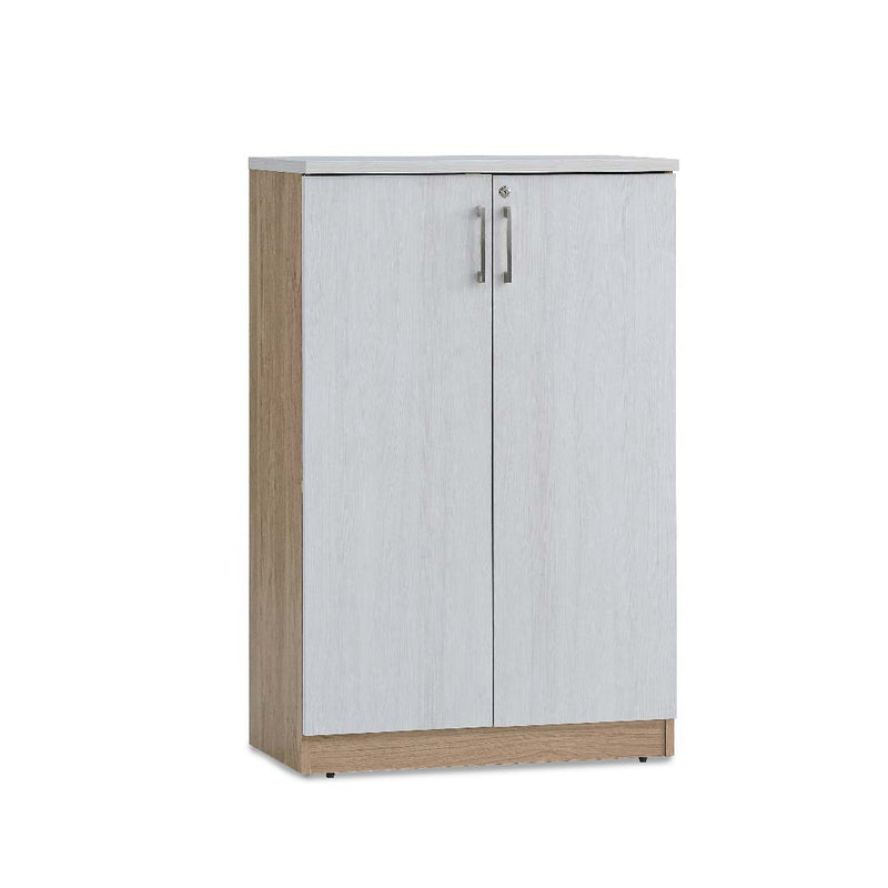 MISSION Medium Height Cabinet with Wooden Door