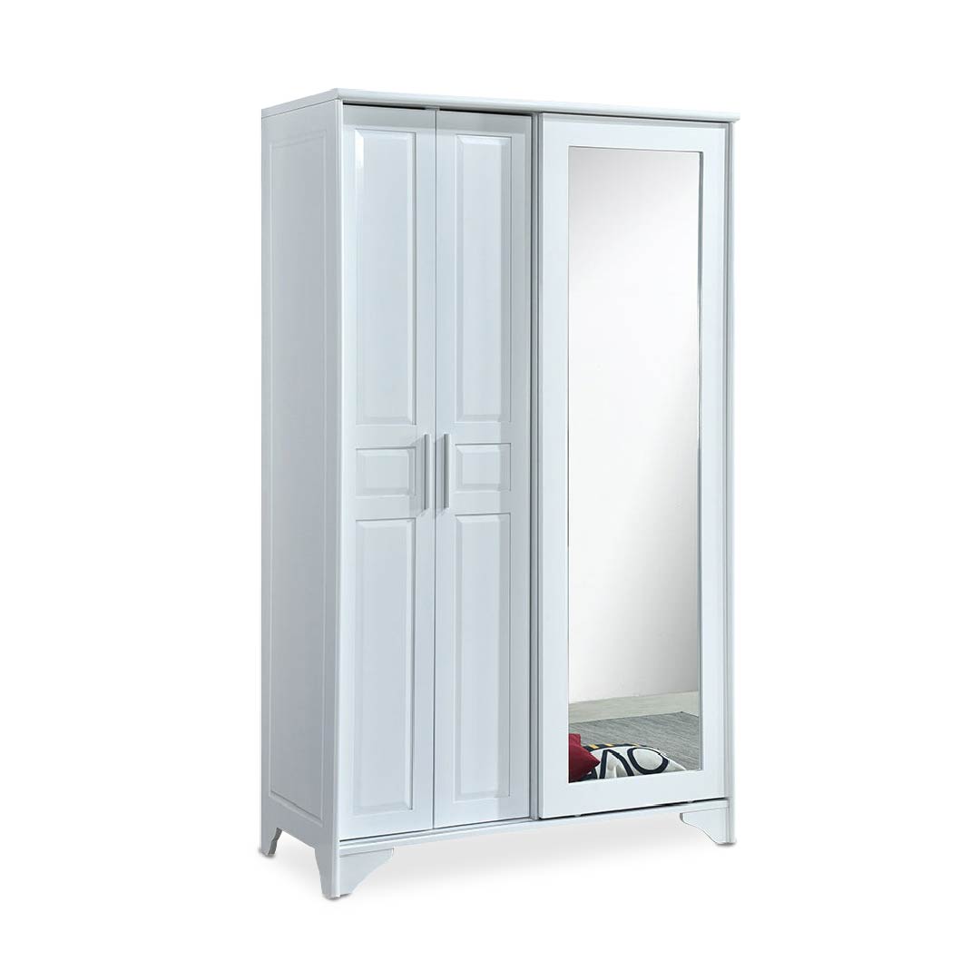 MIYA Wardrobe 2 Door with Mirror