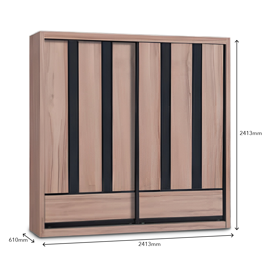 MOREZ 2 Door Wardrobe