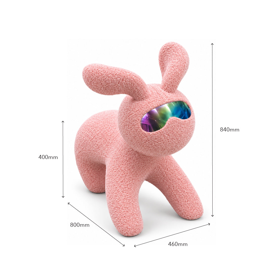 MIJI Bunny Stool Pink