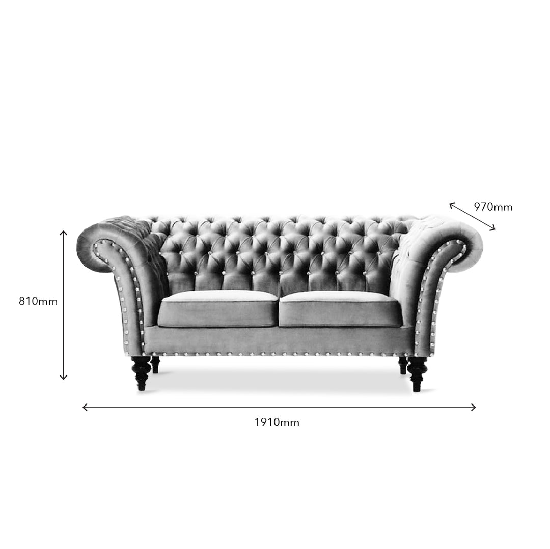 MYRA Chesterfield 1 Seater Sofa