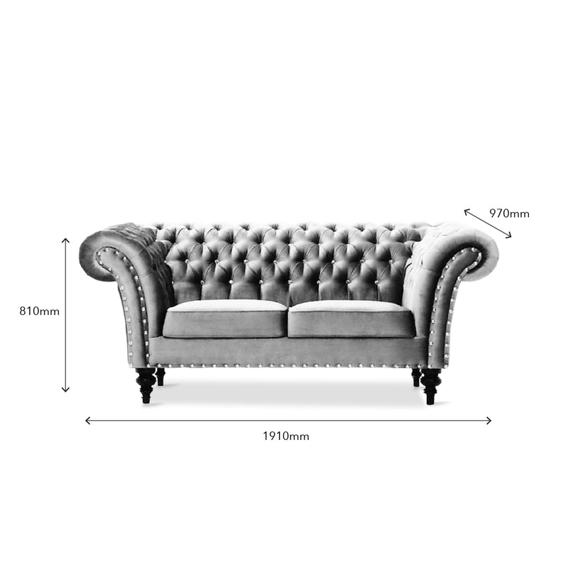 MYRA Chesterfield 2 Seater Sofa