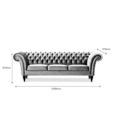 MYRA Chesterfield 3 Seater Sofa