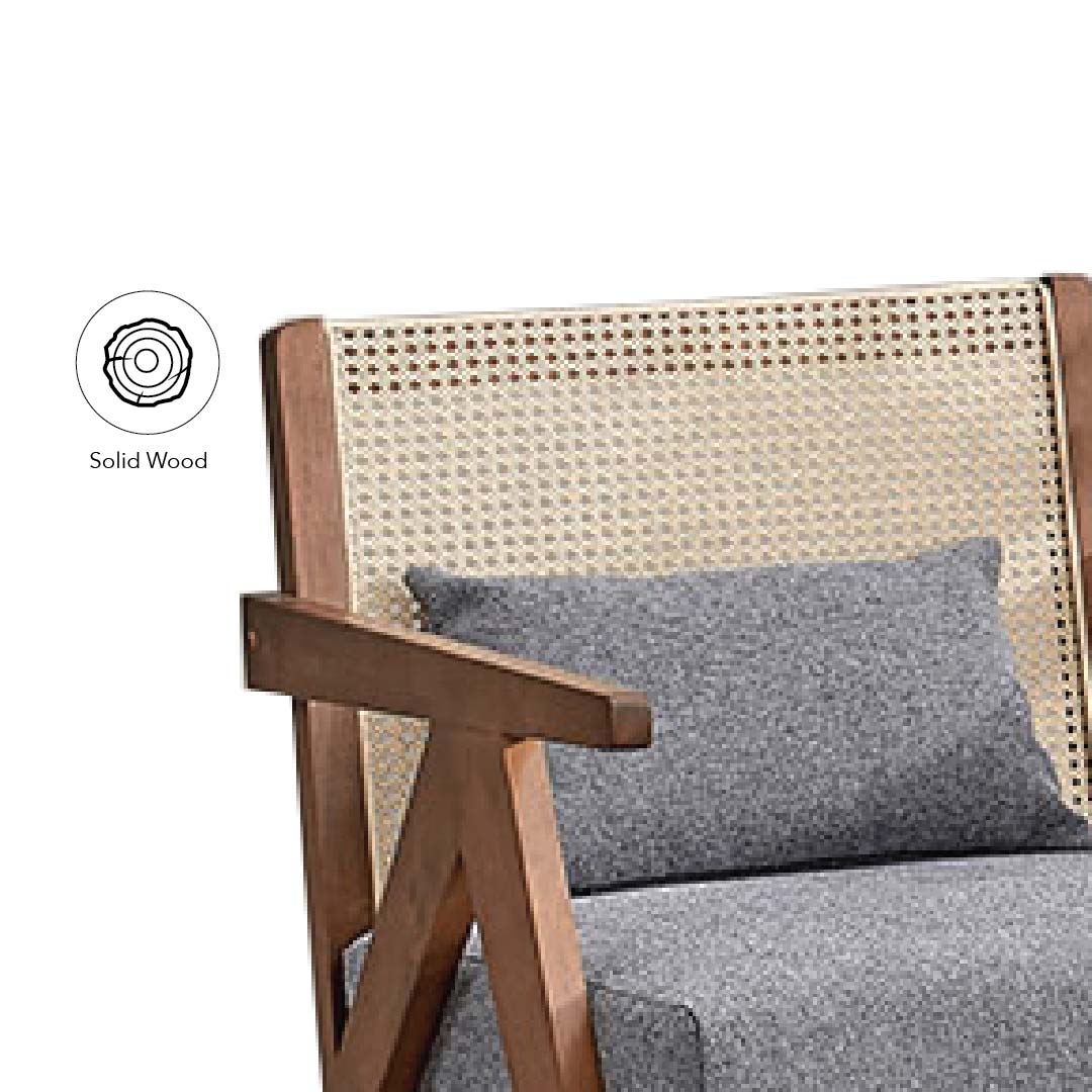 MYRIA Rattan Lounge Set Walnut