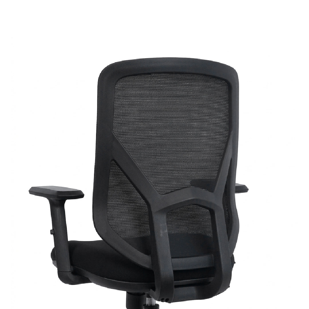 MALLORY Mesh Medium Back Office Chair Black