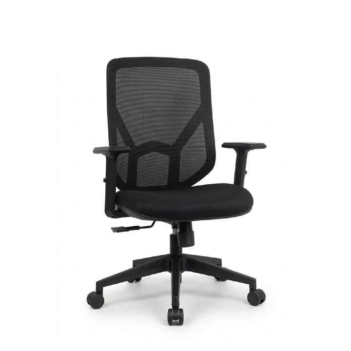 MALLORY Mesh Medium Back Office Chair Black