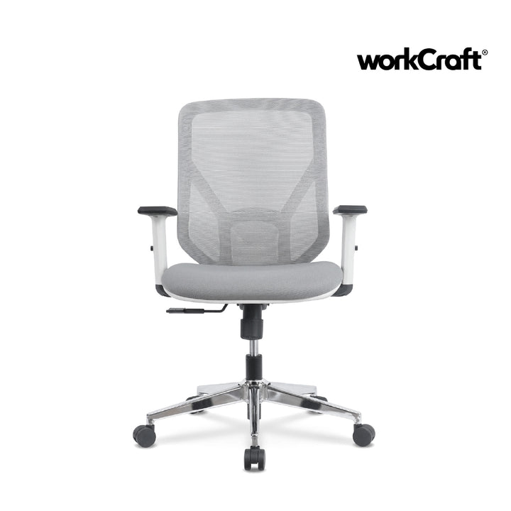 MAVERICK Mesh Medium Back Office Chair Grey
