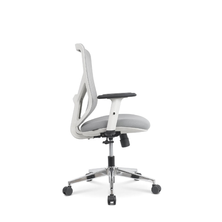 MALLORY Medium Back Office Chair Grey